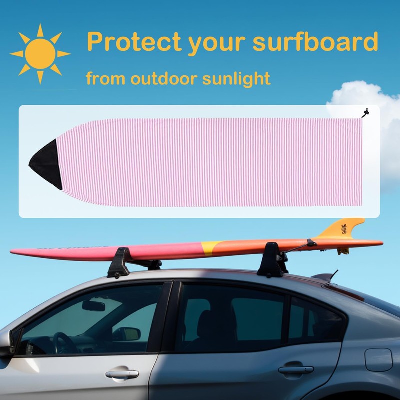 Xinpinzhou Surfboard Sock Cover for Longboard Paddleboard Surf Board Sup