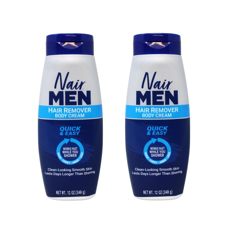 Nair Depiladora Para Hombres Crema Corporal Depiladora, 13 Oz (Paquete