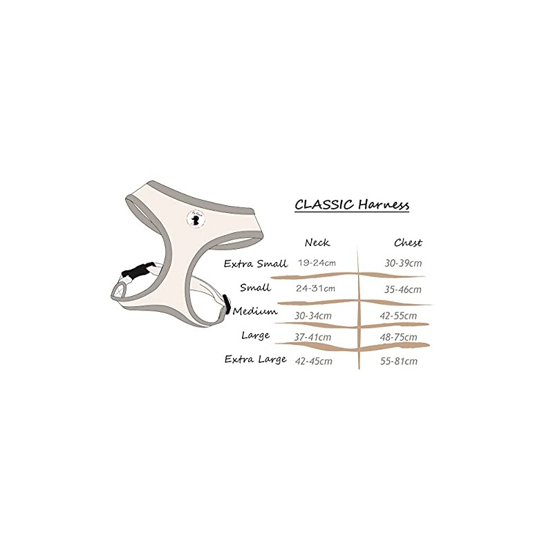 Pet Pooch Boutique Mustard Leopard Classic Dog Harness, Extra Large