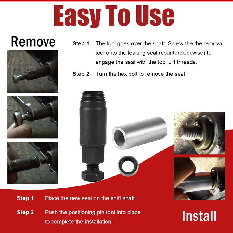 Replaces for GM Transmission Shifter Lever Seal Remover Installer Compatible