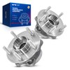 KAX 512498 Pair Front/Rear Wheel Hub Bearing Compatible with 2013