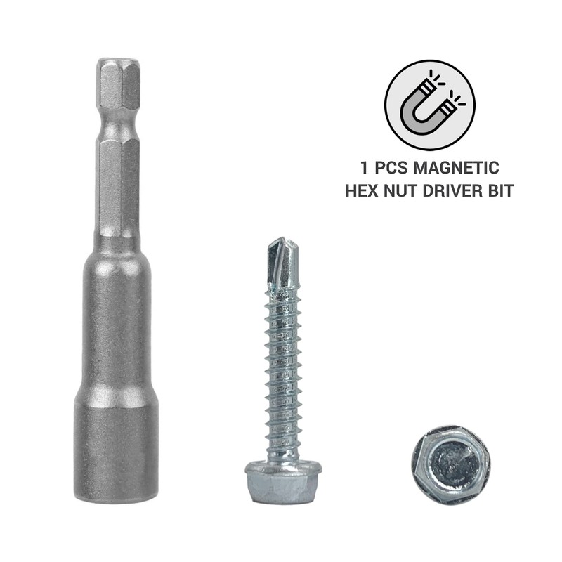 Pack of 100 DIN 7504 K Galvanised Steel 4.2 x