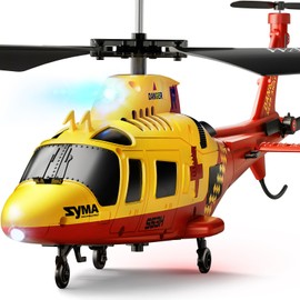 SYMA S53H Remote Control Helicopter with Simulation Rescue Design, One Key Take-Off, Altitude Hold, Low Battery Alert, for Boys and Enthusiast, 8.66x2.36x3.7 in