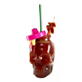 Dulcero Barril Craneo De 1 Litro 25 Pzs