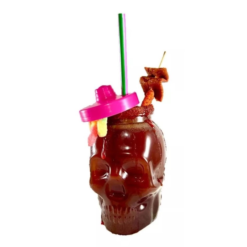 Dulcero Barril Craneo De 1 Litro 25 Pzs