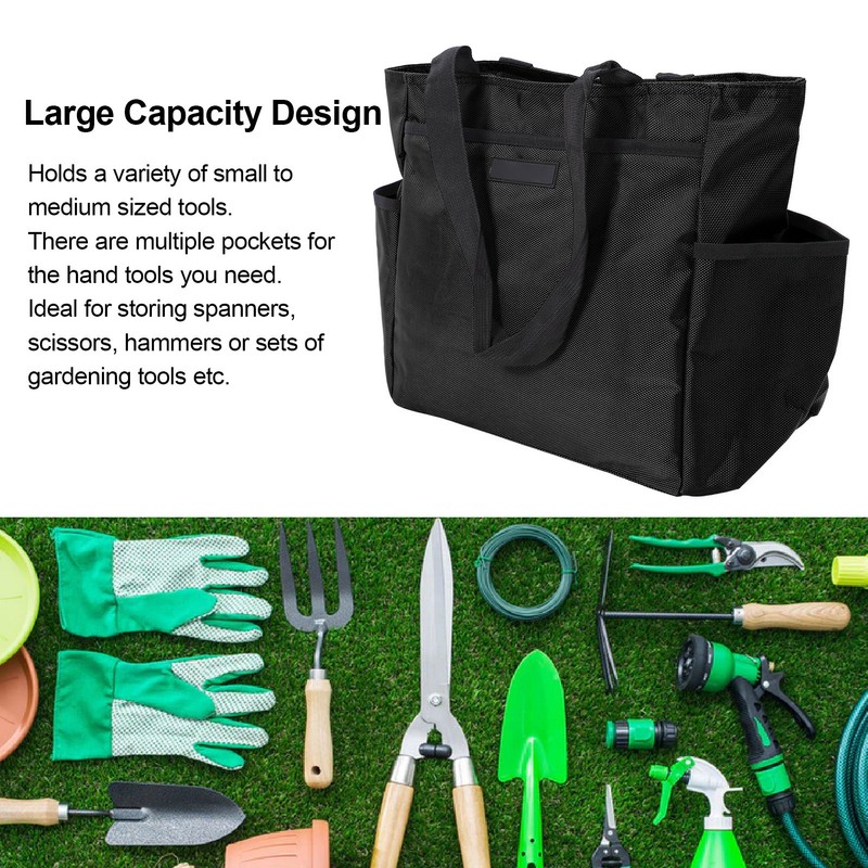 Garden Tool Carrying Bag Portable Oxford Cloth Multifunctional Tool Storage