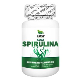 Alga Spirulina 100 Cápsulas Aporta Minerales Proteinas Anti Anemico Excelente Personas Dieta Regula Azúcar