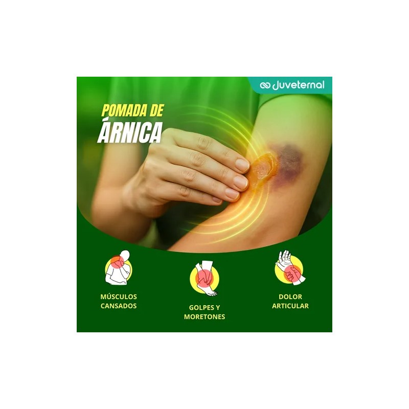 Anáhuac Pomada Árnica, Alcanfor y Guayacol, Alivio Rápido a Golpes