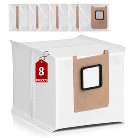 8 Pack Replacement Dust Bags Compatible with Eufy RoboVac E28 E25 E-Series Robot Vacuum Cleaner,3L large Capacity Dust Bags,3-Layer Replacement Disposable Bags, Vacuum Accessories