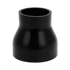 X AUTOHAUX 1 Pcs Straight Coupler Silicone Hose 51mm/2.01"-76mm/2.99" ID 76mm/2.99" Length 0° Car Silicone Coolant Hose 3-Ply 4mm Thickness Air Intake/Turbo/Intercooler Piping Tube Black