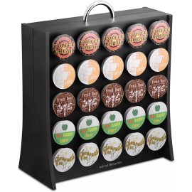 Escanver Organizador Porta 50 Capsulas Café K Cup Color Negro