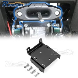 RI Heavy-Duty Steel ATV Winch Mount Plate For Suzuki All 2008-2024 King Quad 750