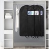MISSLO 43" Gusseted Hanging Garment Bags for Storage and Travel,