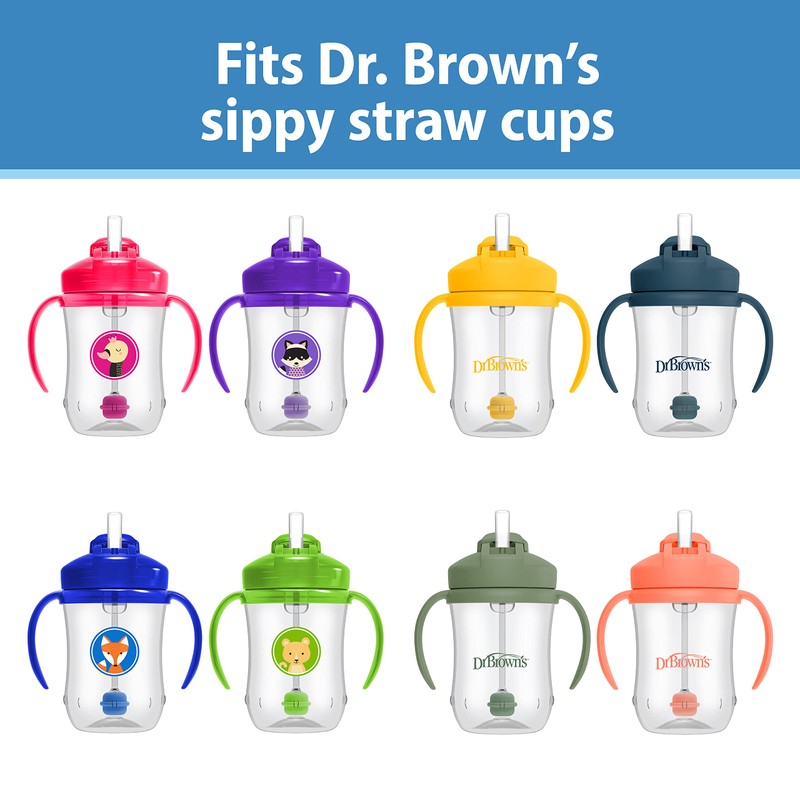 Dr. Brown's Baby's First Straw Cup Straw Replacement Kit with