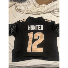 2024 Colorado Buffalos Travis Hunter, #12 Black Game Jersey Size Large Big 12
