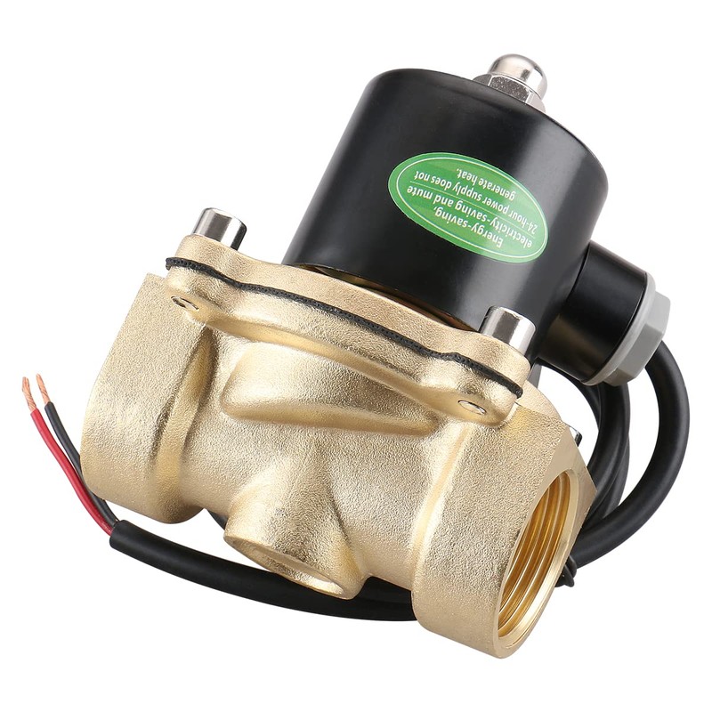 Baomain 1 inch DC 24V Brass Electric Solenoid Valve Water