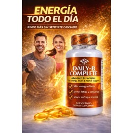 Complejo B Vit. B1 B6 B12 Energía Metabolismo Antiestrés 120