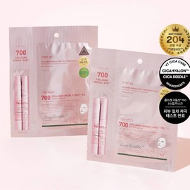 VT Cosmetics Collagen 700 2 Steps Hydrating Mask 1 Unit – Firming Mask with Mineral Microneedles, 500 Da Collagen and Hydrogel Technology