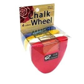 Le Summit Chalk Wheel - Blue, Red, White, Yellow Four Color Set Fabric Markers