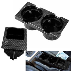 unbrand Centre Console Drink Holder + Coin Box, Carbon Colour, E46