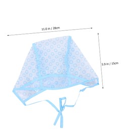 Gatuida 6PCS Hair Coloring Highlighting Caps Set with Tinting Brush Hook Disposable Hair Dyeing Accessories for Salon Home Use Comfortable Fit for Beginners Professionals