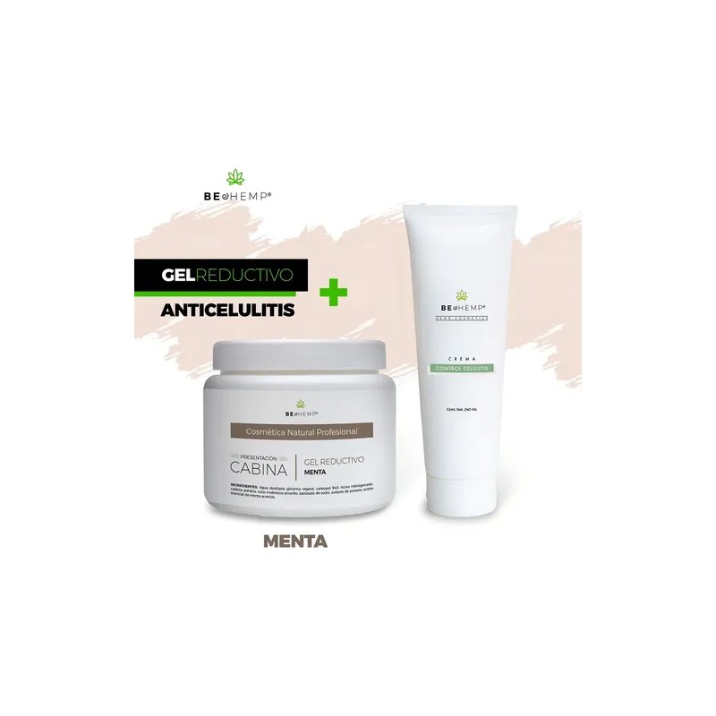 Gel Tonificante De Menta, Y Crema Anticelulitis Beohemp