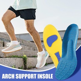 2 Pair Comfy Insoles for Men and Women, Foot Support for Bunions,Replacement Shoe Orthotic Inserts,Orthotic Insoles Pressure Relief and Arch Support,Moisture-Wicking Shoe Insoles