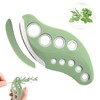 Herb Stripper Tool 9 Holes with Herb Cutter, Herb Stripper