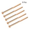 sourcing map M8x150mm Furniture Screw Hex Socket Machine Screws Zinc