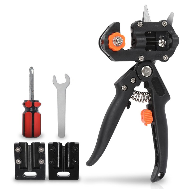 GRAND ORANGE Garden Tree Grafting Knife Pruning Pruner Shears Snip
