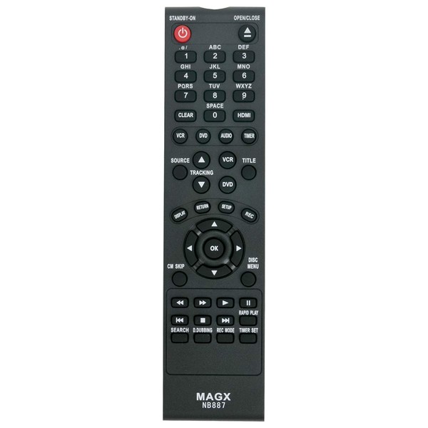 NB887 NB887UD Replacement Remote Control Applicable for Magnavox ZV427MG9 ZV427MG9A