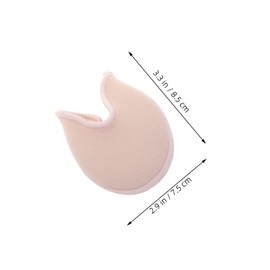 Outanaya 3 Pairs Knitted Ballet Toes Pads Soft Forefoot Half Insoles for High Heels Women Dance Pointe Shoes Breathable Lightweight Stretch Fabric Foot Care Protection