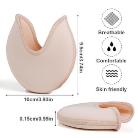 ZXUPOI Ballet Toe Pads Toe Protection for Typtoe Protection for Classic Dance