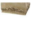 Victoria Rose Satin Gold Tissue Cover for Bathroom or Decorative