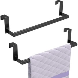 2 Piezas Toallero Para Cocina, Porta Servitoallas Cocina, Toallero Para Baño, Suspensión Sin Agujero Toallero, Estructura De Acero Inoxidable, Diseño 