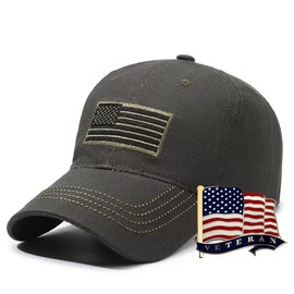 GOWOLA US Veteran Baseball Cap with Military Accessory, Gifts for US Veteran Member,US Air Force Hat Set Black