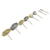 TOVOT 32 PCS(8 Type) Brass Wire Wheel Brushes