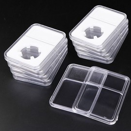 10PCS Coin Slab Snap Display Holder Storage Collection Box Collection Fit for NGC PCGS Grade (20mm)