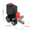 Air Compressor Pressure Switch, 1/4" 220V Safety Valve Control Regulator