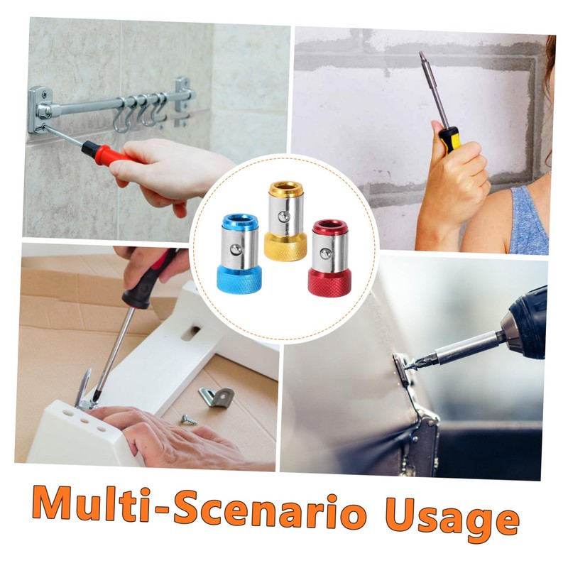 ULTECHNOVO 3pcs Screw Holder Magnet Booster for Screwdriver Bits Metal