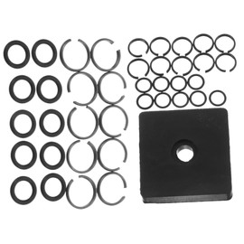 Mobestech 3/8 Impact Retaining Ring Clip with, Compatible with Cordless Impact Wrench, Anvil Install Tool Included, Ideal for Various