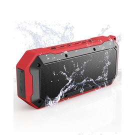 Qozybuds Bluetooth Jobsite Speaker with Magnet and Hook, 30H Working Time IPX6 Waterproof Speaker Plays Audio and Answers Calls Hands Free