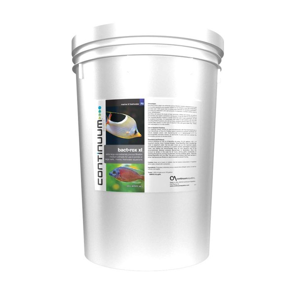 Continuum Aquatics "Bact-Rox XL", Extra Large Sized, High-Porosity Filtration Media for Aquariums, 20 L