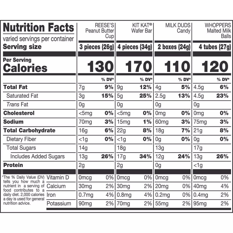Hershey's Hershey Miniatures Assorted Chocolate Candy Bag 16.38 oz 55