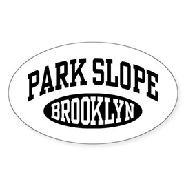 CafePress Park Slope Brooklyn Oval Car Bumper Sticker