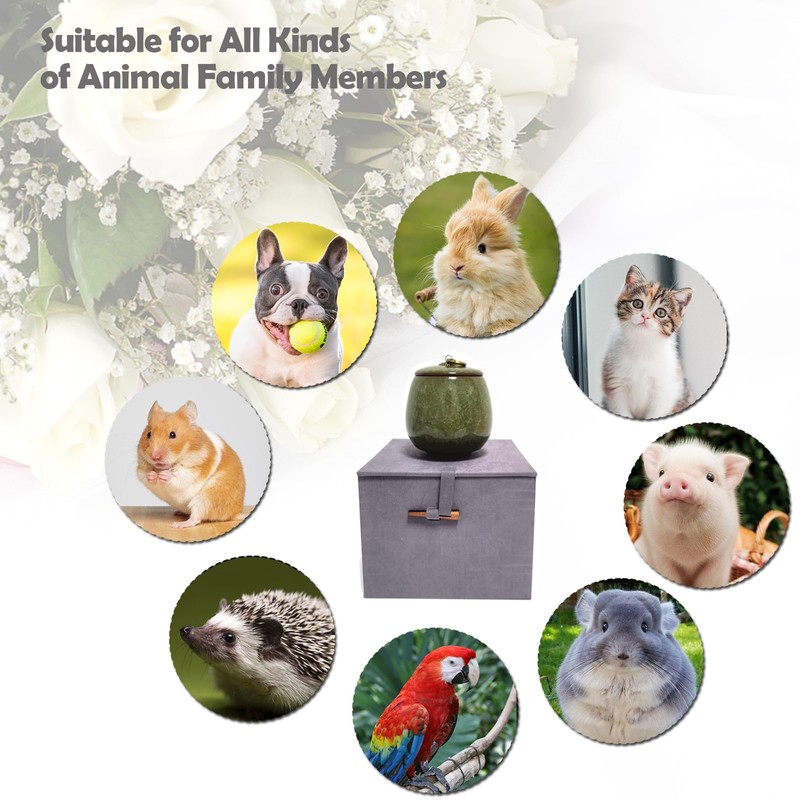 Mini Urns for Ashes, Handicrafted Ceramic Ashes Urns for Dog