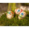 Taste of Poland Polish Easter Handpainted Wooden Eggs (Pisanki) in
