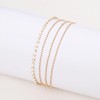 Jumcew Anklets for Women 14K Gold/Silver Plated Ankle Bracelets Trendy