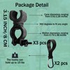 SADIKALO 5pcs Cane Holder for Walker Rollator and Hook Canes
