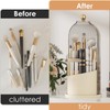 Toothbrush storage rack 360 Rotating Beauty Brushes Storage, Makeup Brush